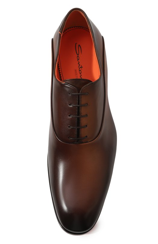 фото Кожаные оксфорды santoni