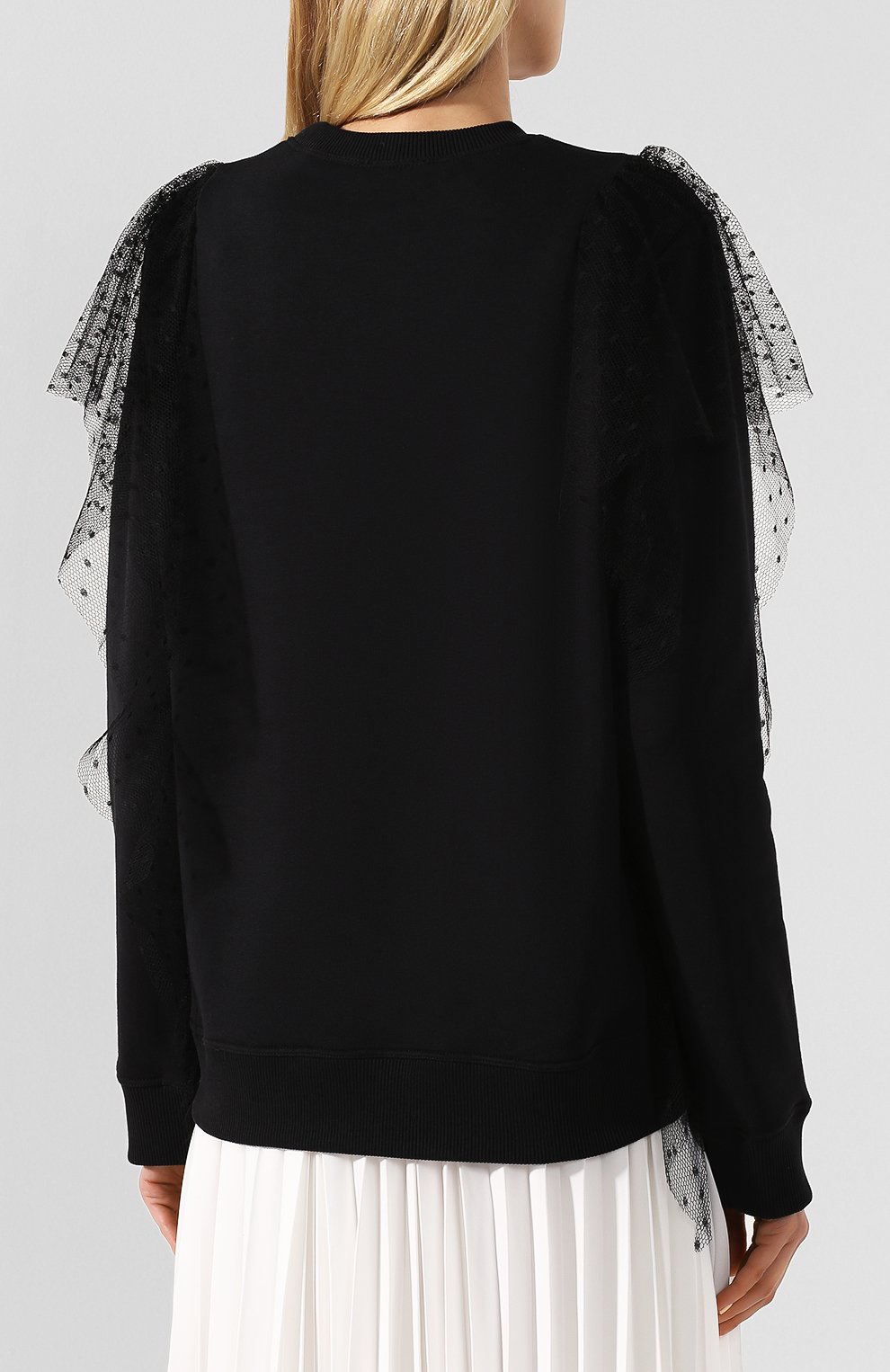 Хлопковый свитшот REDVALENTINO, арт. TR3MF03F/4UY, фото 4