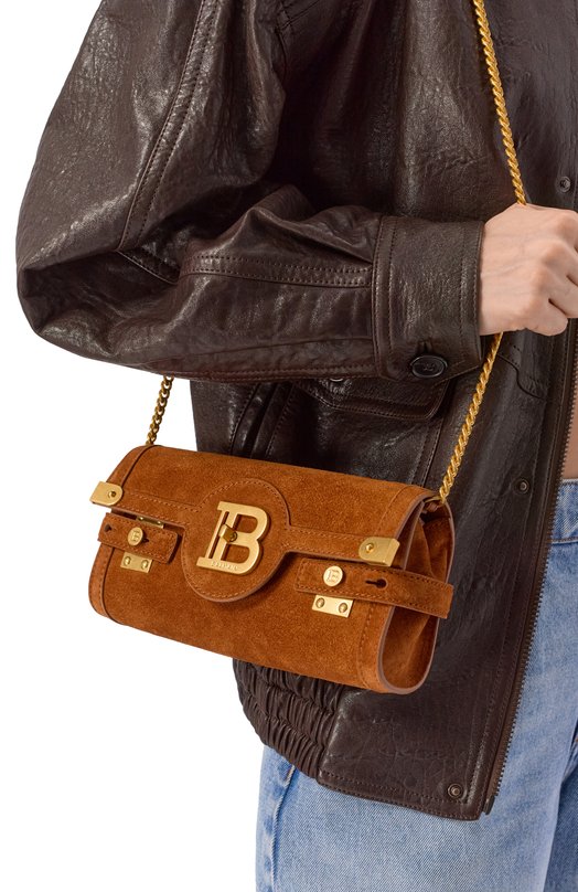 Сумка B-Buzz Pouch 23 Balmain GN1LE596/LSDL Коричневый  GN1LE596/LSDL Фото 2