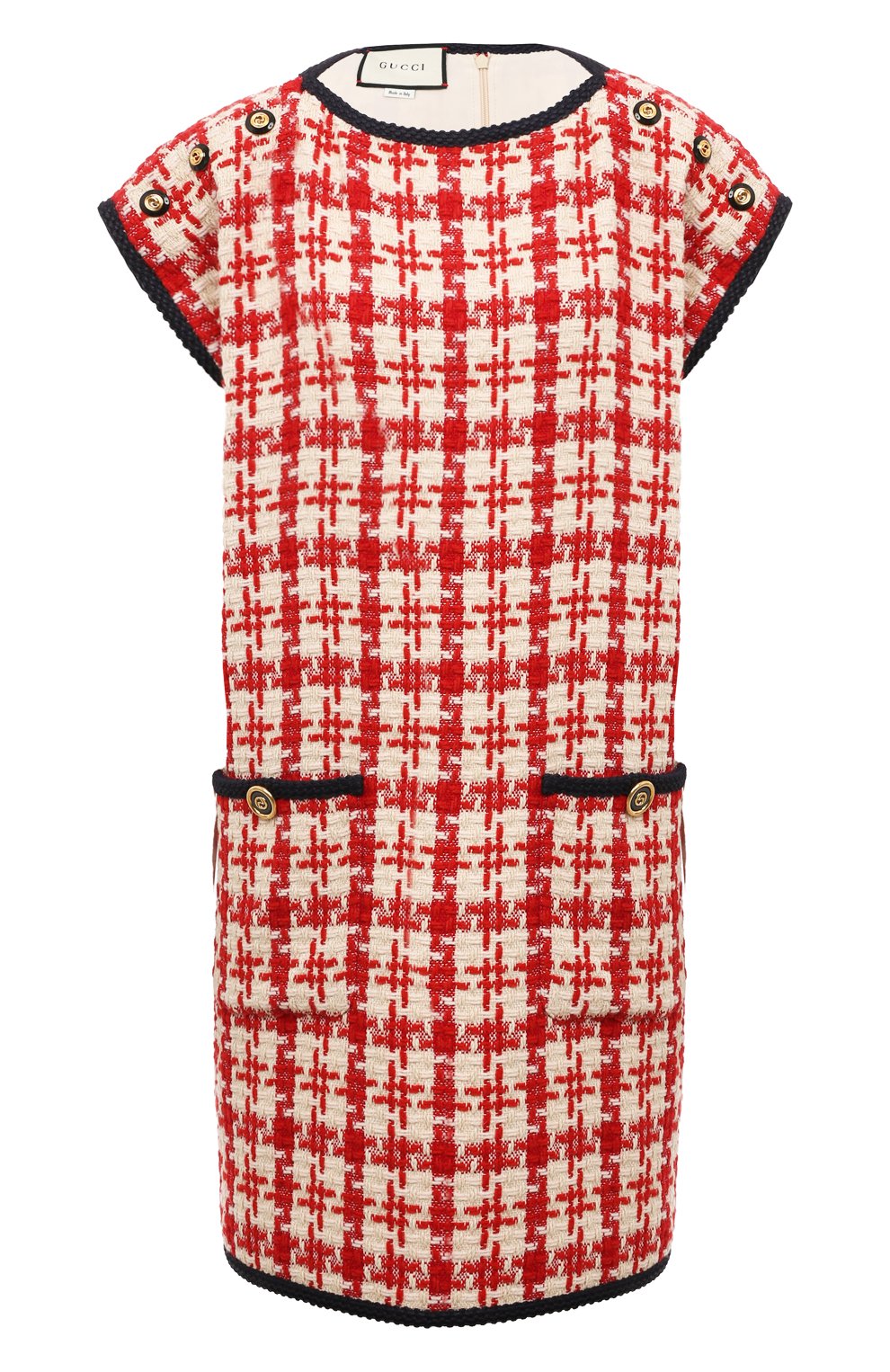 Платье GUCCI красного цвета по цене 345600 руб., арт. 572386 ZAA0D, фото 1 Платье GUCCI, арт. 572386 ZAA0D, фото 1