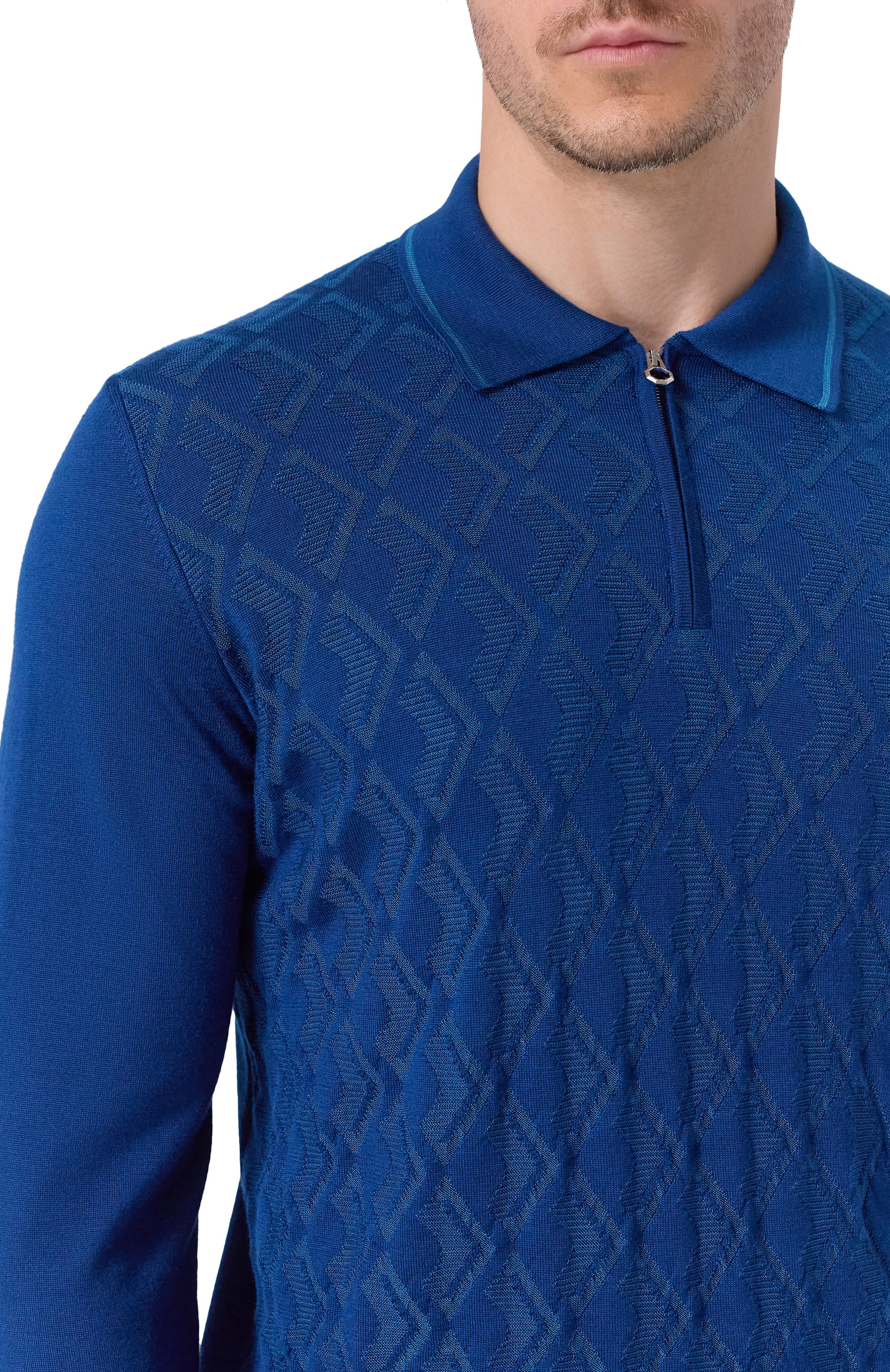 Поло из шерсти и шелка STEFANO RICCI, арт. KE08018P30/E25476, фото 5