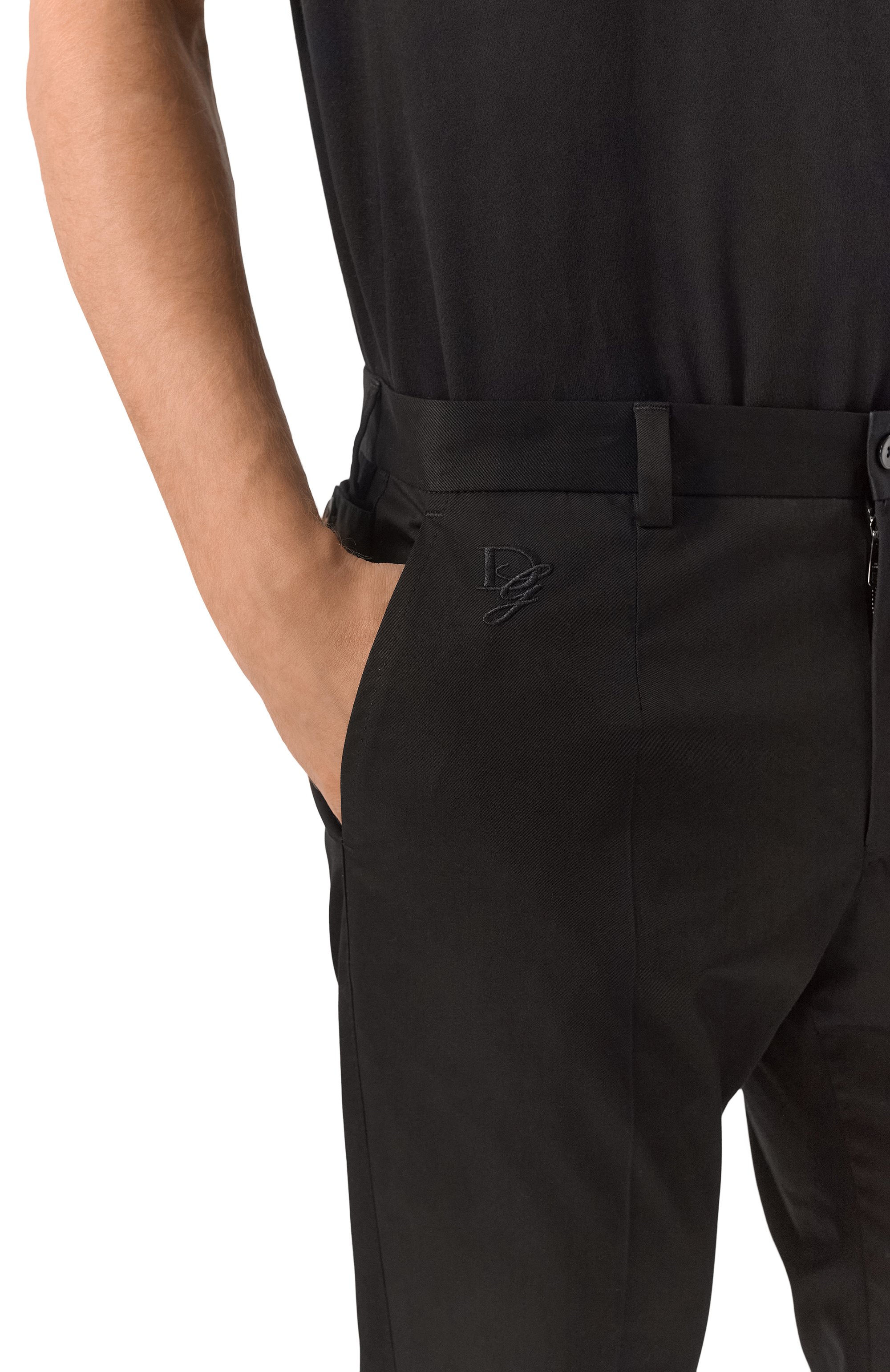 Хлопковые брюки DOLCE & GABBANA, арт. GY6IEZ/GJ090, фото 5