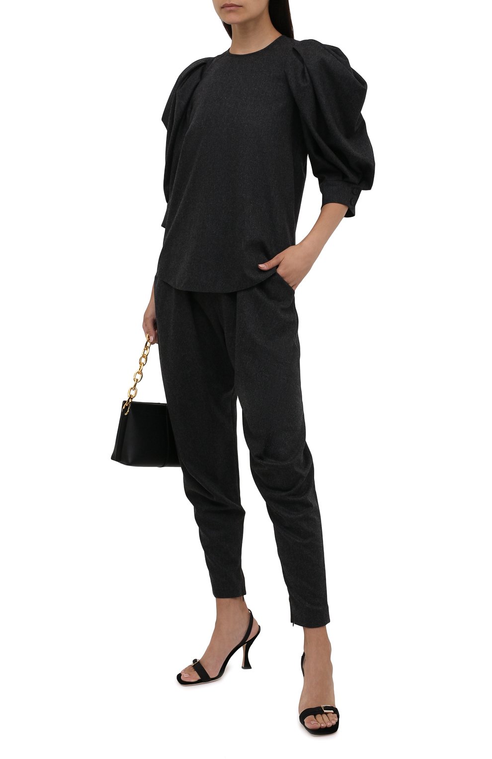 Шерстяные брюки GIORGIO ARMANI, арт. 1WHPP0IQ/T016Z, фото 2