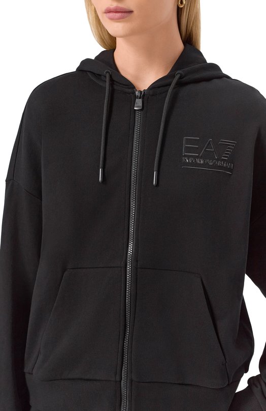 Хлопковый костюм EA7 7W000420/AF12473 Чёрный  7W000420/AF12473 Фото 6