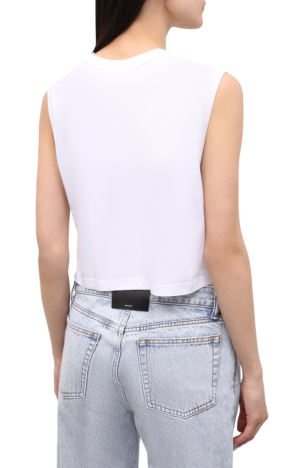 Хлопковый топ ALEXANDERWANG.T, арт. 4CC3211283, фото 4
