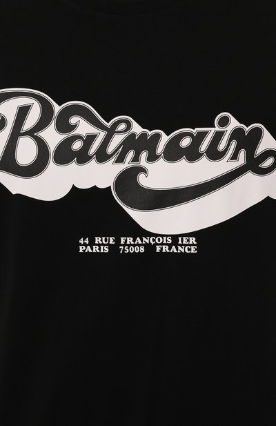 Хлопковая футболка BALMAIN, арт. BH1EG010/BC44, фото 5