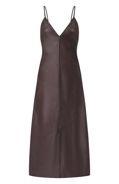 Женское кожаное платье MVST, арт. M26.2PW.L026/L011 NAPPA