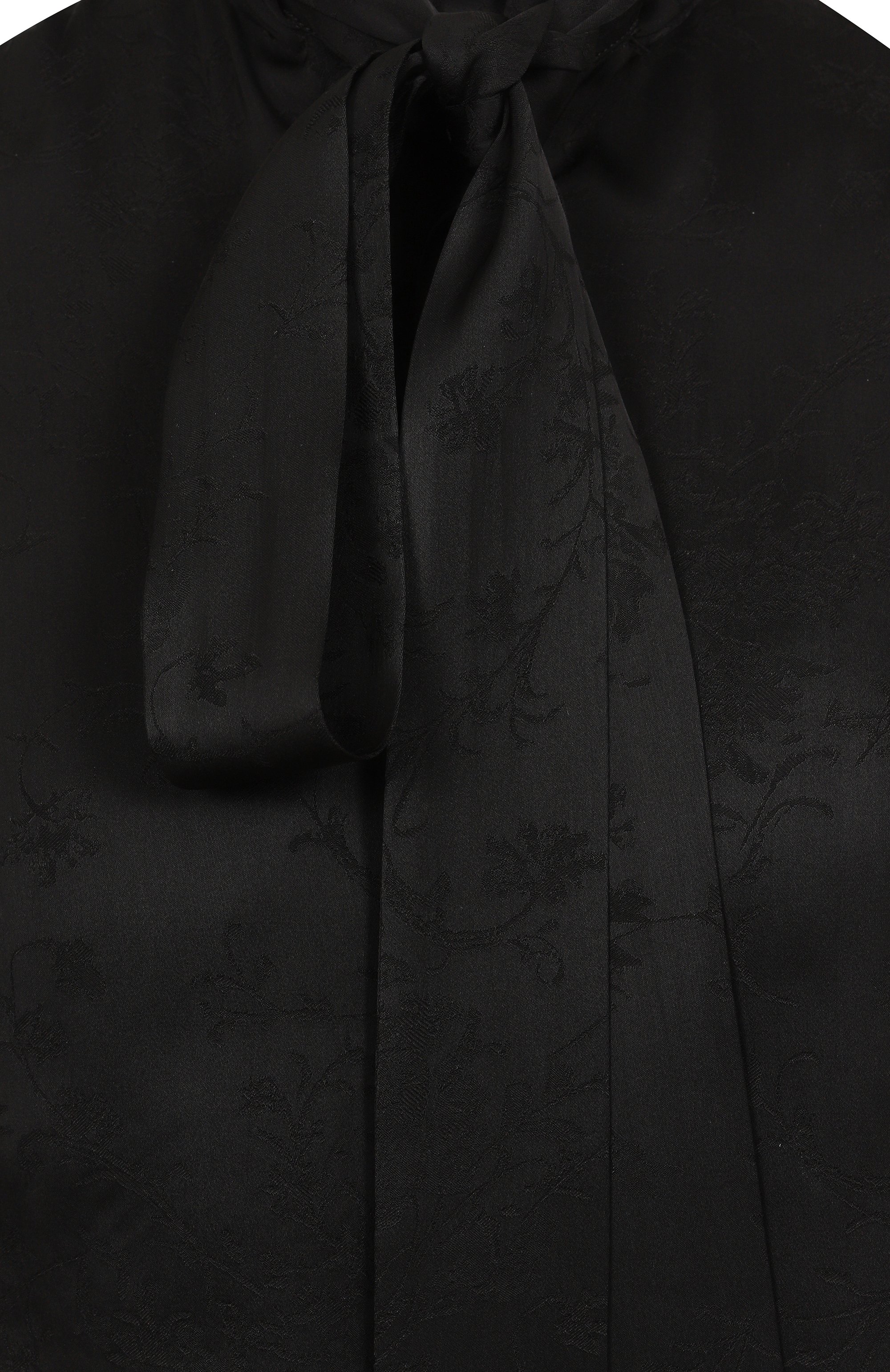 Блузка из вискозы и шелка ANN DEMEULEMEESTER черного цвета по цене 79950 руб., арт. B0012783/FA611, фото 6 Блузка из вискозы и шелка ANN DEMEULEMEESTER, арт. B0012783/FA611, фото 6