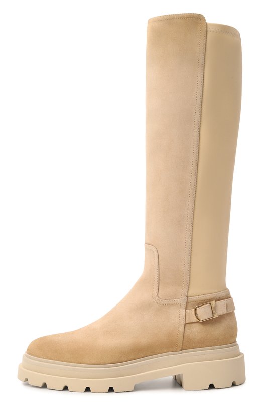 Комбинированные сапоги Santoni WSEG71065G0MTHI0 Бежевый  WSEG71065G0MTHI0 Фото 4