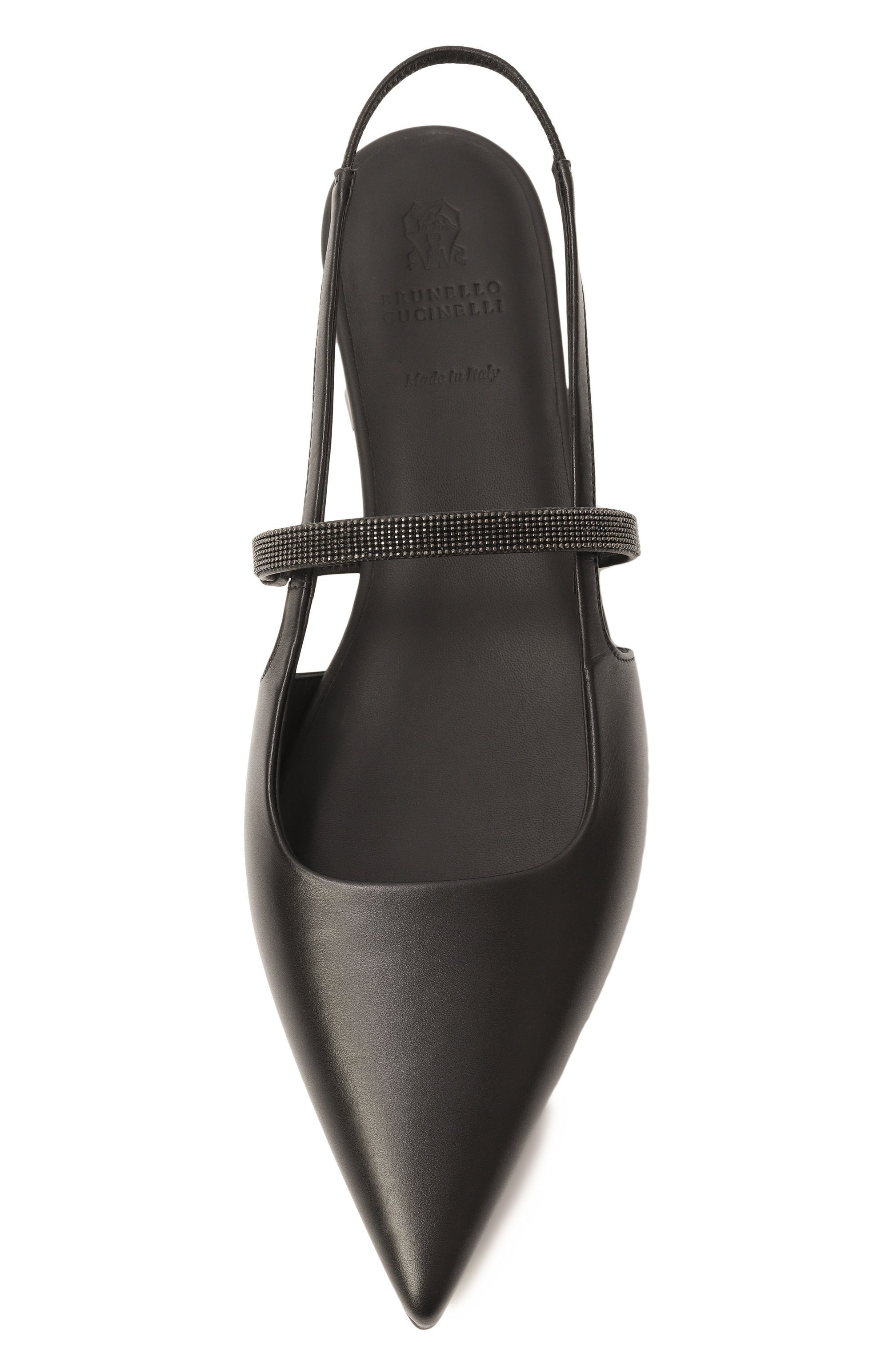 Кожаные балетки BRUNELLO CUCINELLI, арт. MZSKC2500, фото 6