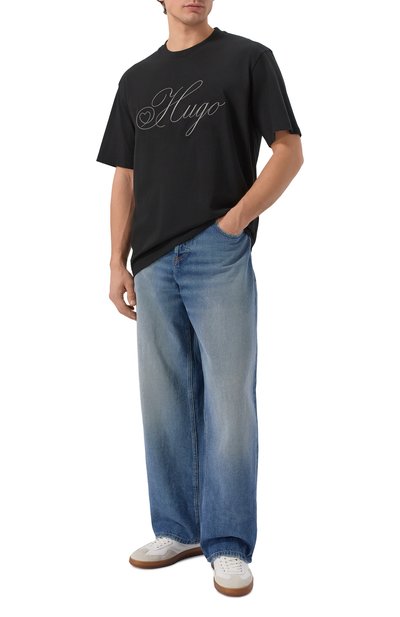 Хлопковая футболка HUGO, арт. 50557058, фото 2