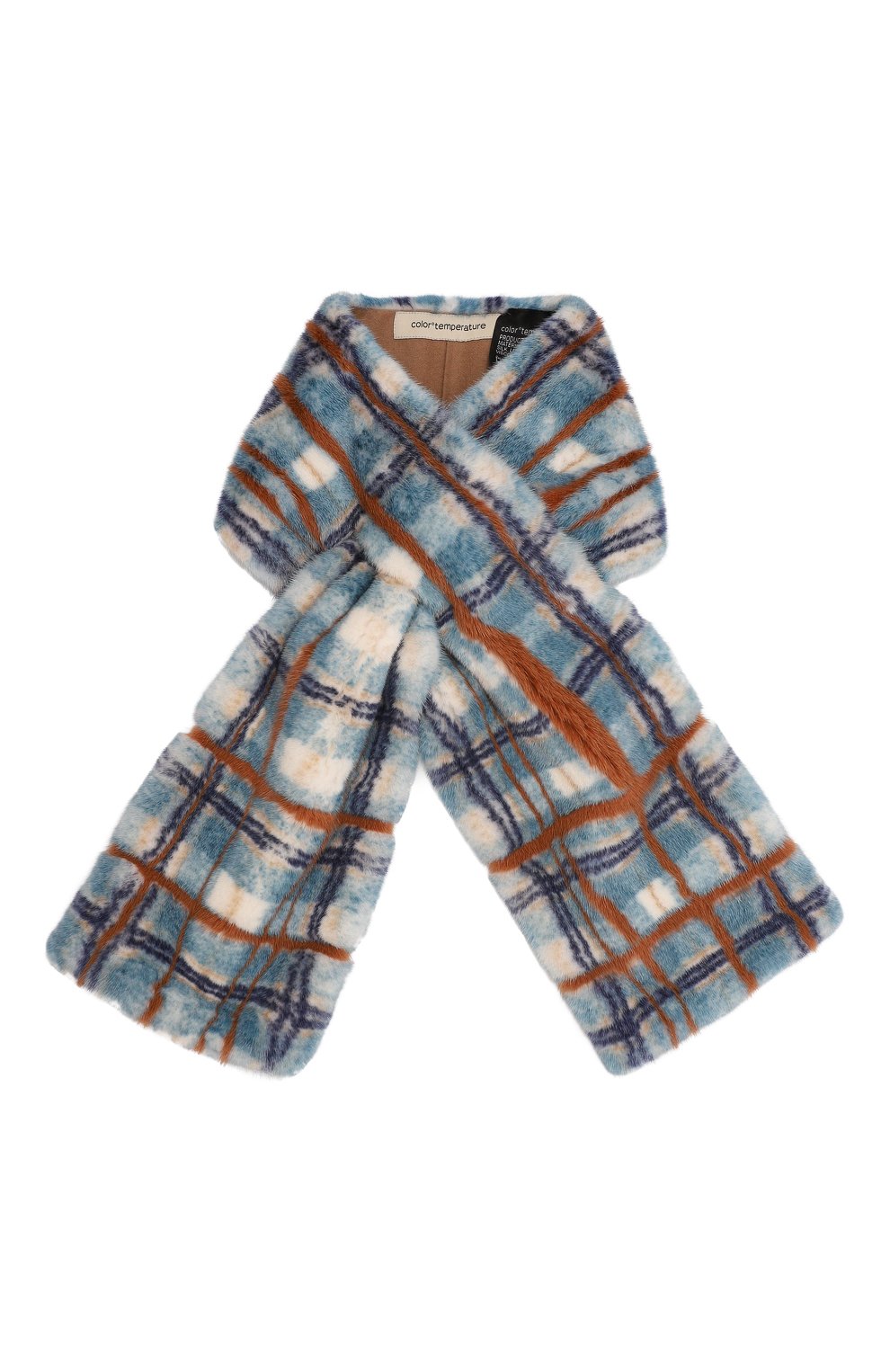 Шарф из меха норки COLOR TEMPERATURE, арт. Н-12,17/бн, фото 1