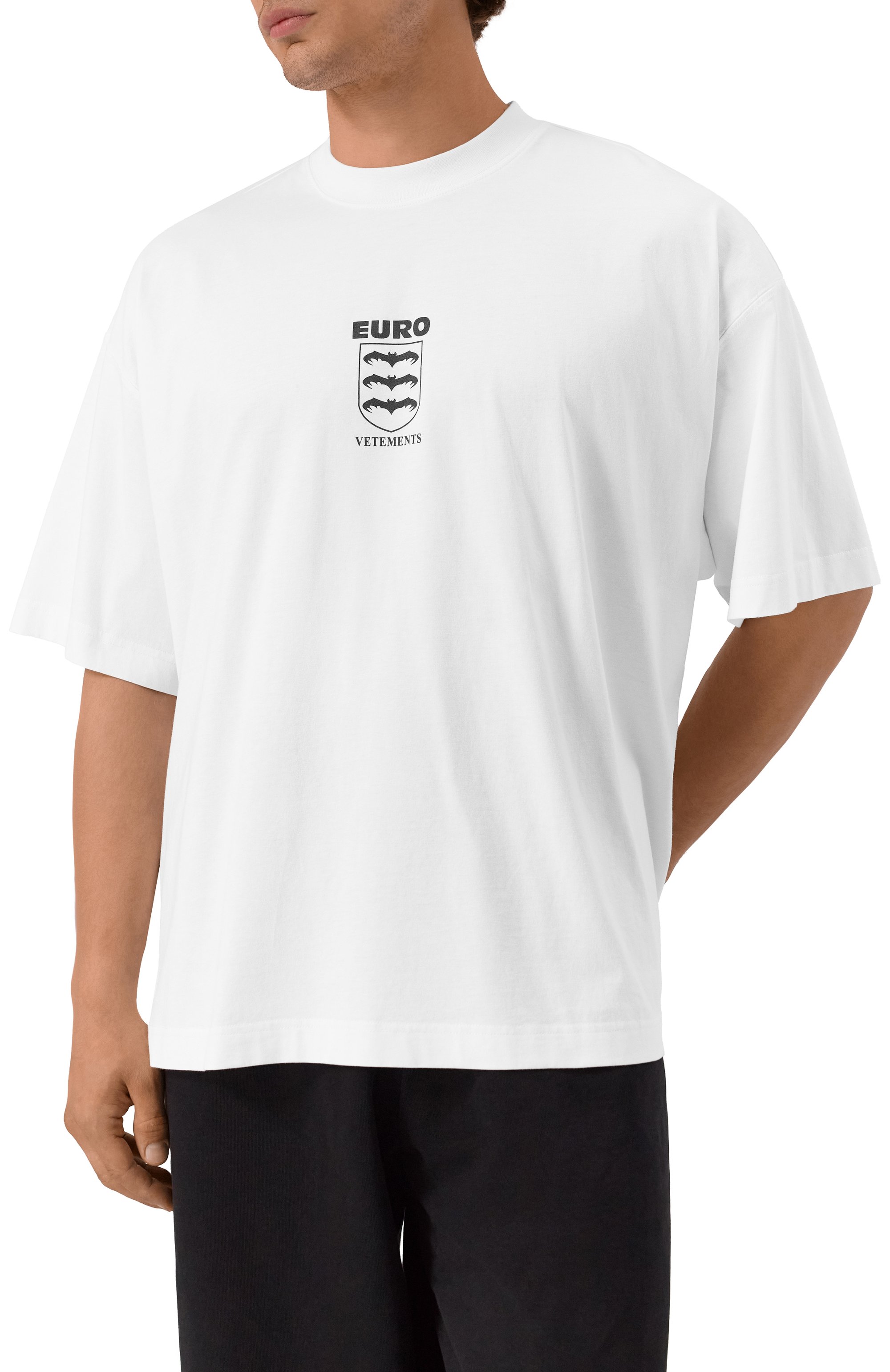 Хлопковая футболка VETEMENTS, арт. UH76TR650W/1000 LIGHT JERSEY, фото 3