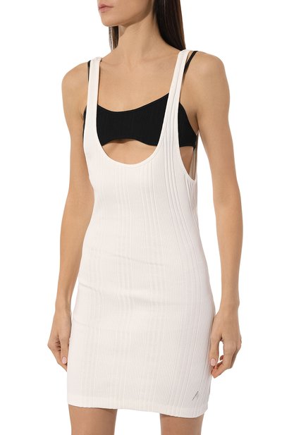 Хлопковое платье THE ATTICO, арт. 247WCA339, фото 3