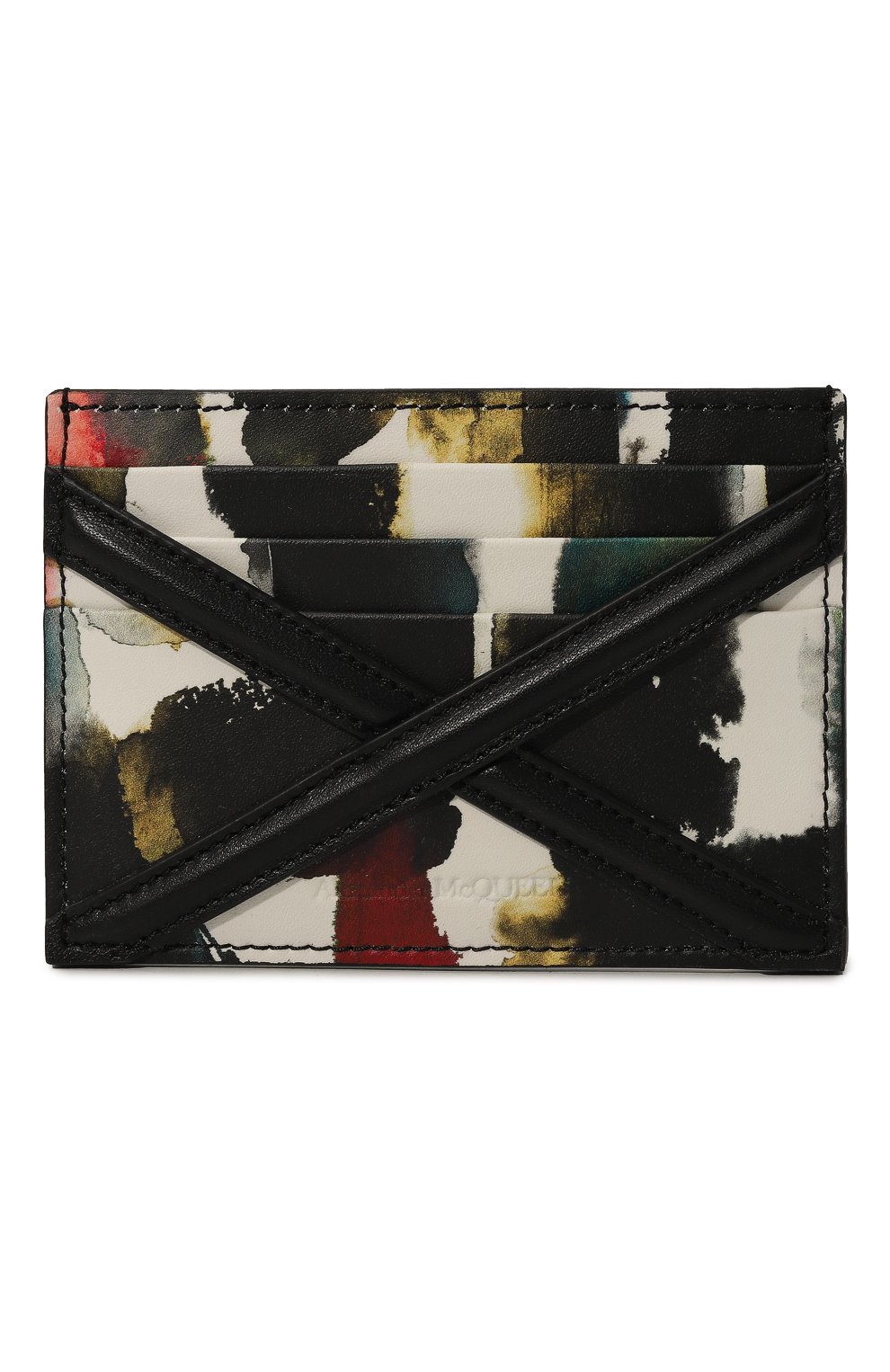 Кожаный футляр для кредитных карт ALEXANDER MCQUEEN, арт. 726324 1AALM, фото 1