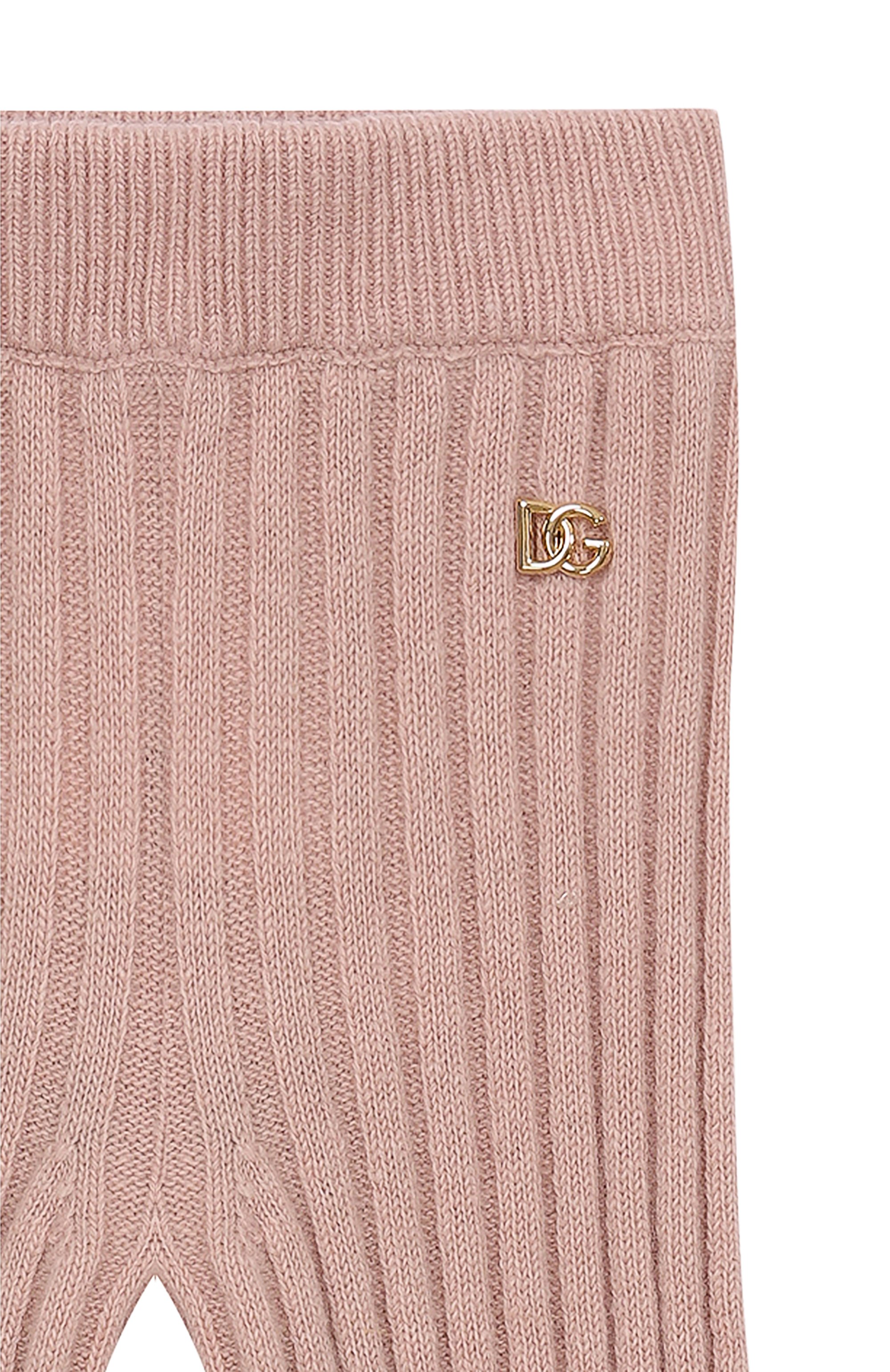 Шерстяные брюки DOLCE & GABBANA светло-розового цвета по цене 59900 руб., арт. L5KP0A/JDVCW/2-6, фото 3 Шерстяные брюки DOLCE & GABBANA, арт. L5KP0A/JDVCW/2-6, фото 3