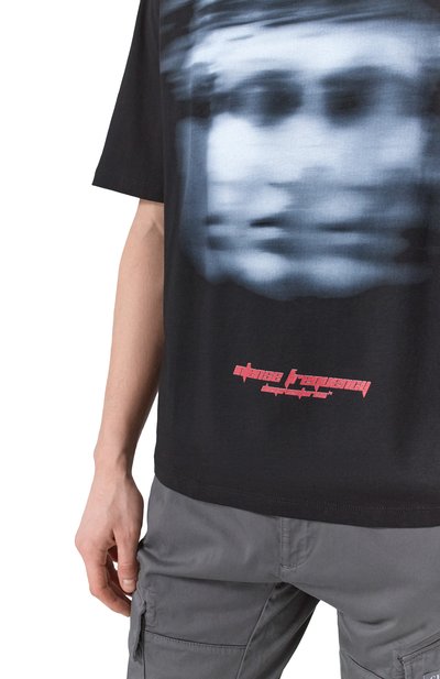 Хлопковая футболка DIEGO VENTURINO, арт. DVTS0IFF, фото 5