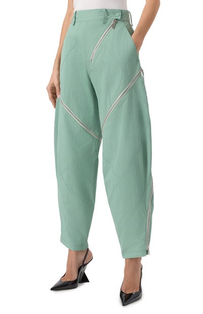 Хлопковые брюки THE ATTICO, арт. 250WCP00267/CCC110AA, фото 3