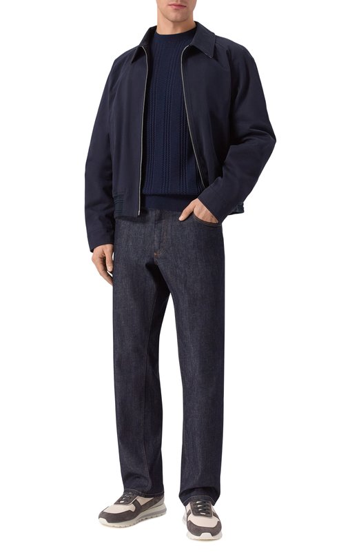 Джемпер Canali C1176/MK02463 Синий  C1176/MK02463 Фото 2