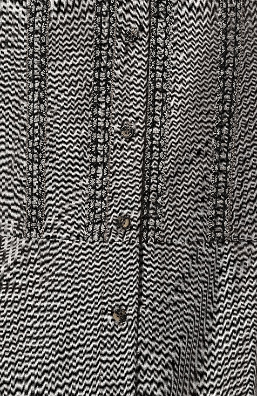 Платье из шерсти и шелка ALEXANDRA GEORGIEVA BY KRESTETSKAYA STROCHKA серого цвета по цене 65000 руб., арт. W161kp22, фото 5 Платье из шерсти и шелка ALEXANDRA GEORGIEVA BY KRESTETSKAYA STROCHKA, арт. W161kp22, фото 5