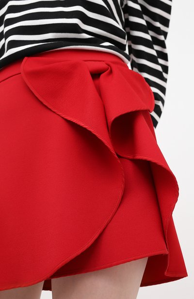 Юбка REDVALENTINO красного цвета по цене 34450 руб., арт. UR3RAE25/0VM, фото 5 Юбка REDVALENTINO, арт. UR3RAE25/0VM, фото 5