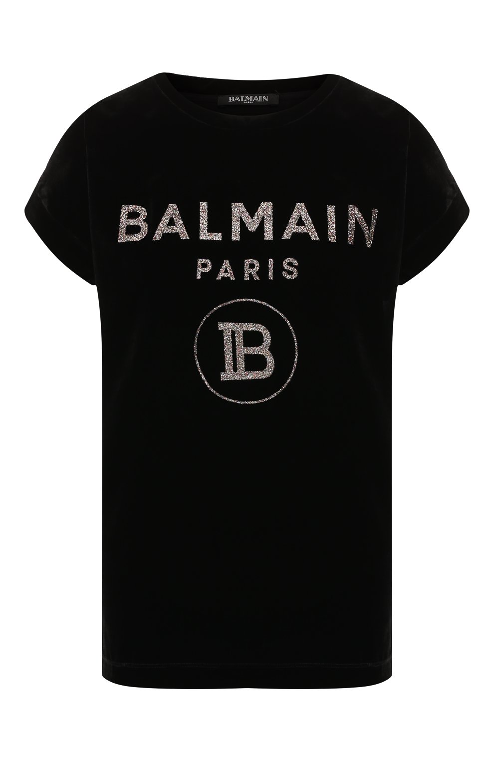 Футболка из смеси вискозы и шелка BALMAIN, арт. SF10447/V067, фото 1