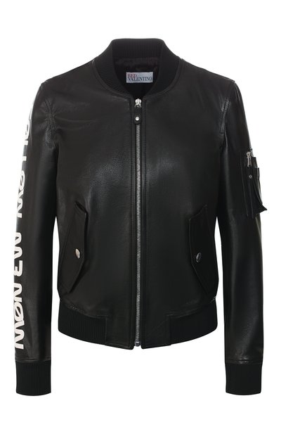 Женская кожаная куртка REDVALENTINO, арт. RR3NA00W/CGF