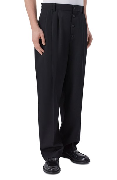 Шерстяные брюки JACQUEMUS черного цвета по цене 99500 руб., арт. 25EPAM00133/AW00369, фото 3 Шерстяные брюки JACQUEMUS, арт. 25EPAM00133/AW00369, фото 3