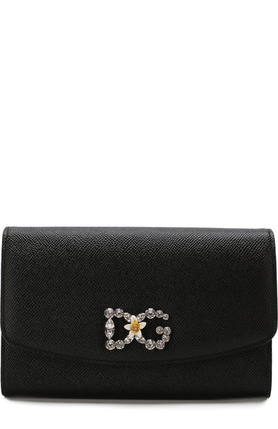 Кожаный клатч на цепочке DOLCE & GABBANA, арт. BI1028/AU771, фото 1