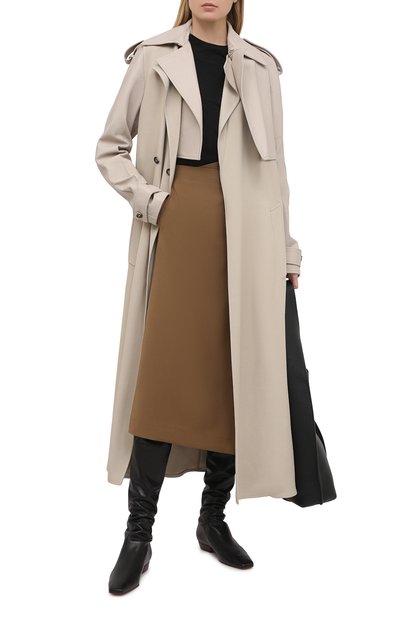 Кожаные ботфорты slouchy THE ROW, арт. F1182-L72, фото 2