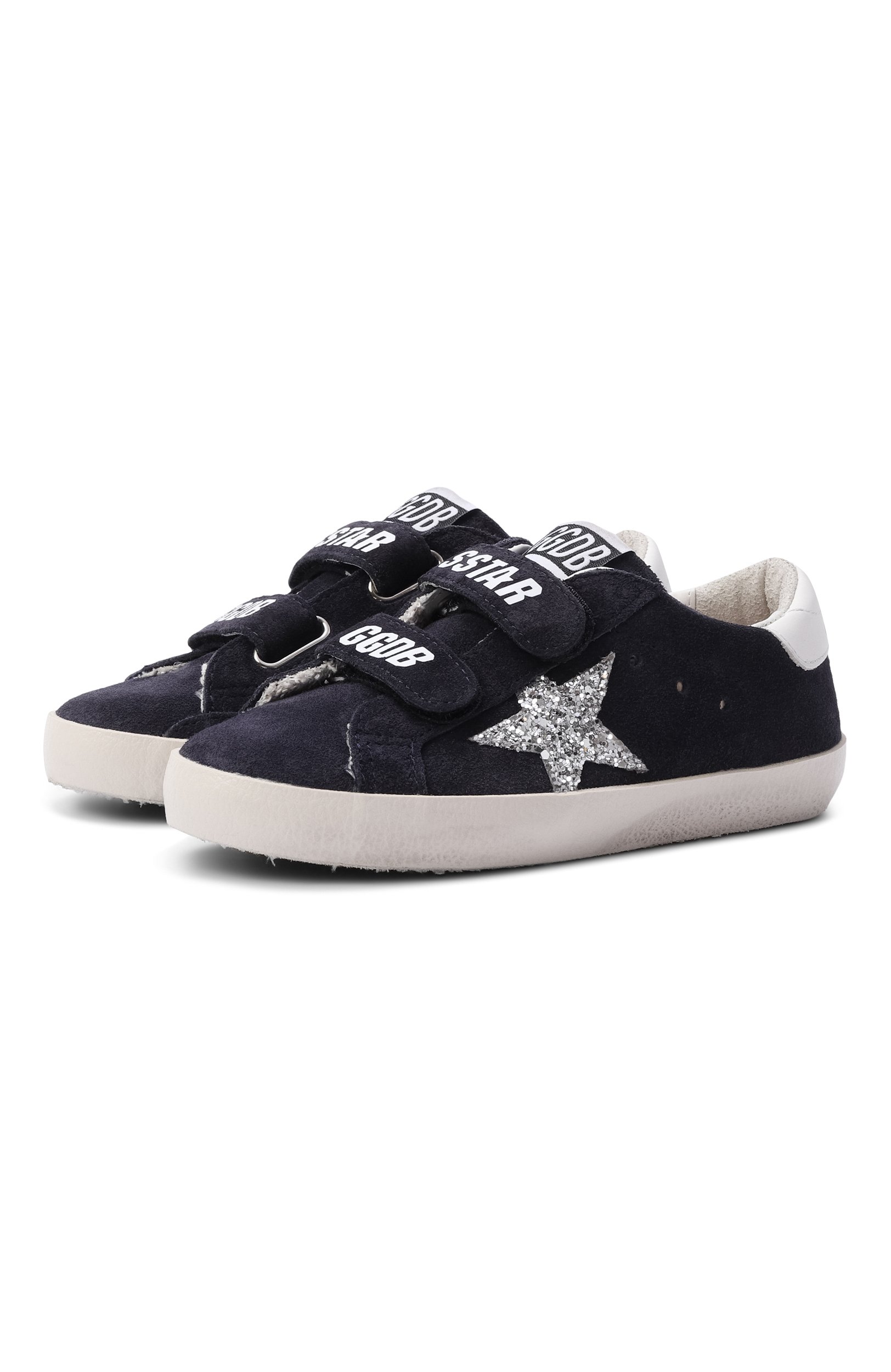 Замшевые кеды old school GOLDEN GOOSE DELUXE BRAND, арт. GYF00111.F008034, фото 1