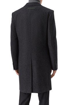 Мужской пальто из шерсти и шелка ZEGNA темно-серого цвета, арт. 4GJ3G0/897700A8 | Фото 4 (Материал сплава: Проставлено; Материал подклада: Вискоза; Драгоценные камни: Проставлено; Рукава: Длинные; Материал внешний: Шерсть; Длина (верхняя одежда): До середины бедра; 1-2-бортные: Однобортные; Стили: Кэжуэл, Классический; Мужское Кросс-КТ: пальто-верхняя одежда)