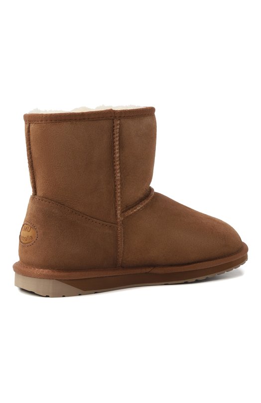 Замшевые угги Platinum Stinger mini EMU Australia M10003 Коричневый  M10003 Фото 5