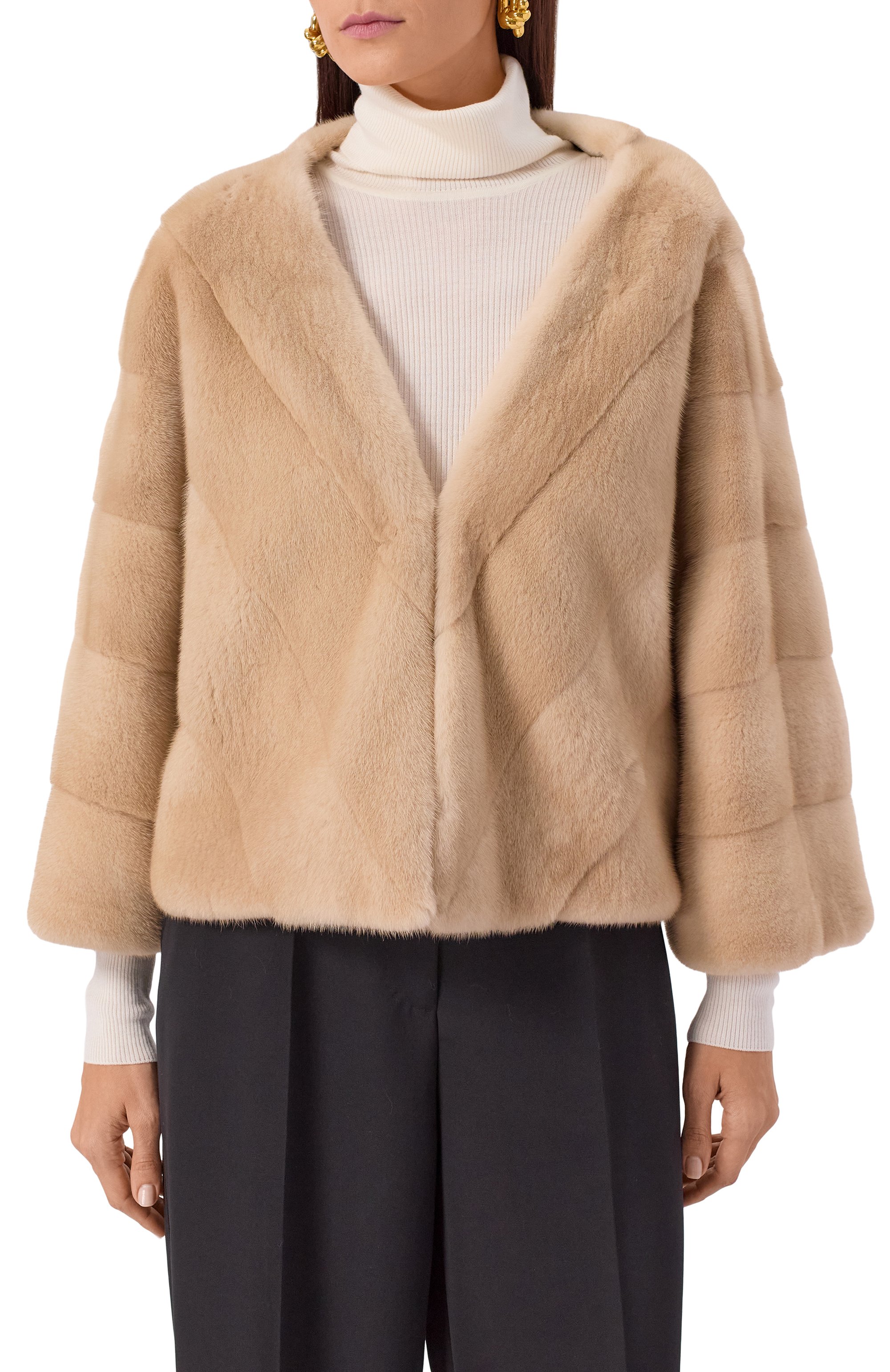 Пелерина из норки VICTORIA KUSENKOVA, арт. 551800011682, фото 3