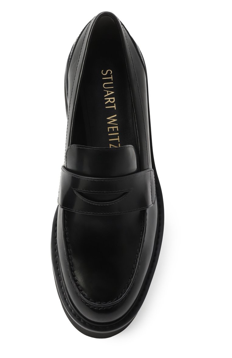 Кожаные пенни-лоферы ultralift STUART WEITZMAN, арт. SD338, фото 4
