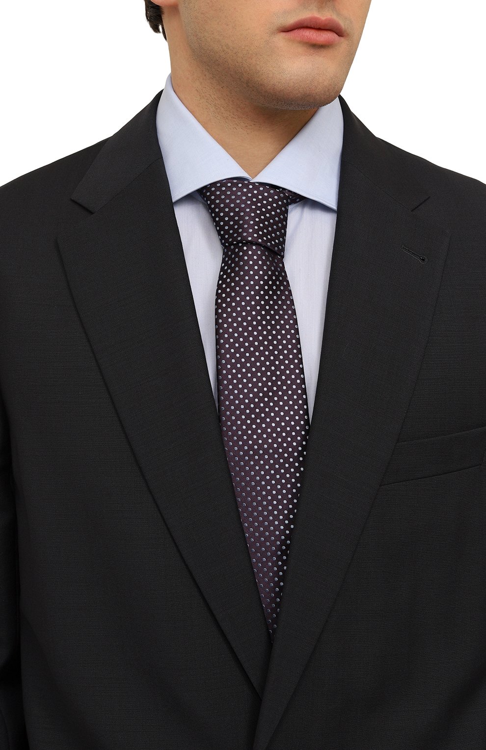 Шелковый галстук CANALI, арт. 18/HJ04040, фото 2