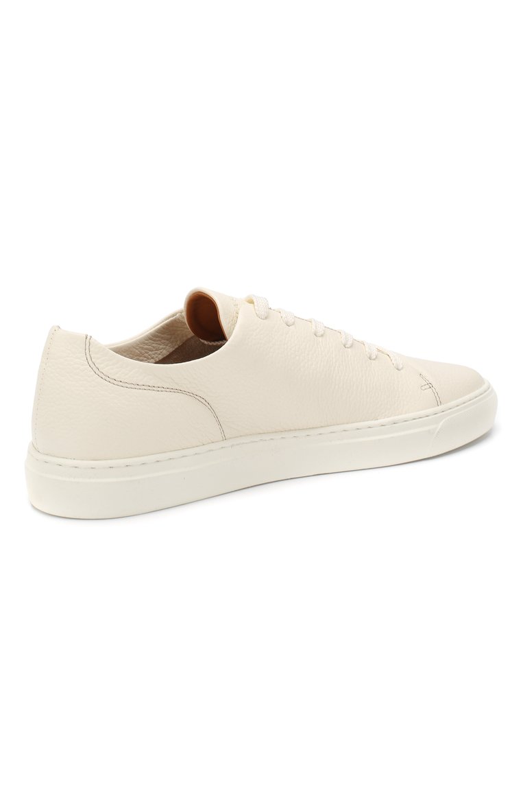 Мужские кожаные кеды HARRYS OF LONDON белого цвета, арт. PURSUIT S0FT MILLED CALF | Фото 4 (Подошва: Плоская; Статус проверки: Проверена категория; Материал внутренний: Натуральная кожа; Материал утеплителя: Без утеплителя; Стили: Классический; Драгоц�енные камни: Проставлено; Материал сплава: Проставлено; Материал внешний: Натуральная кожа; Кросс-КТ: Низкие; Автоматизация Diginetica: Не назначено)
