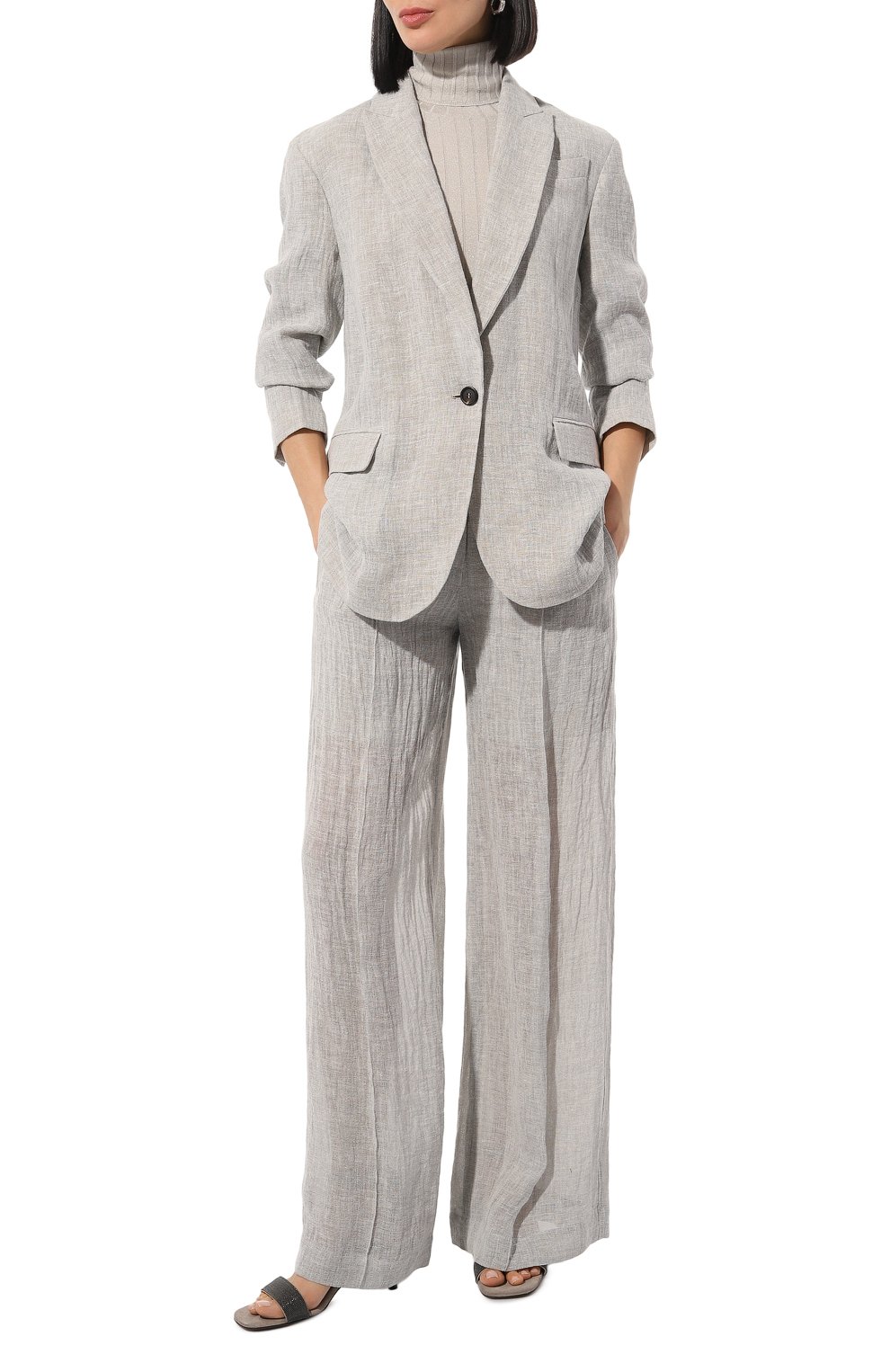 Водолазка из кашемира и шелка BRUNELLO CUCINELLI, арт. M41862203, фото 2