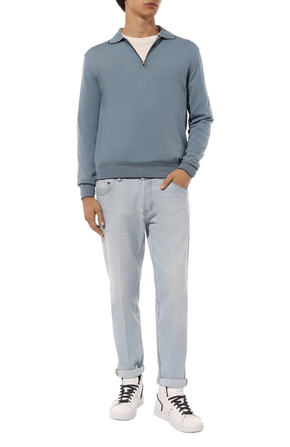 Поло из шерсти и шелка STEFANO RICCI, арт. KE08004P30/E24374, фото 2