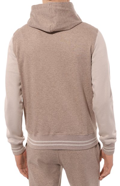 Хлопковый спортивный костюм CAPOBIANCO бежевого цвета по цене 110000 руб., арт. 14MT03.TS00, фото 3 Хлопковый спортивный костюм CAPOBIANCO, арт. 14MT03.TS00, фото 3