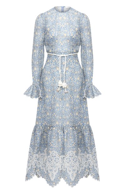 Женское льняное платье ZIMMERMANN, арт. 7847DCAR