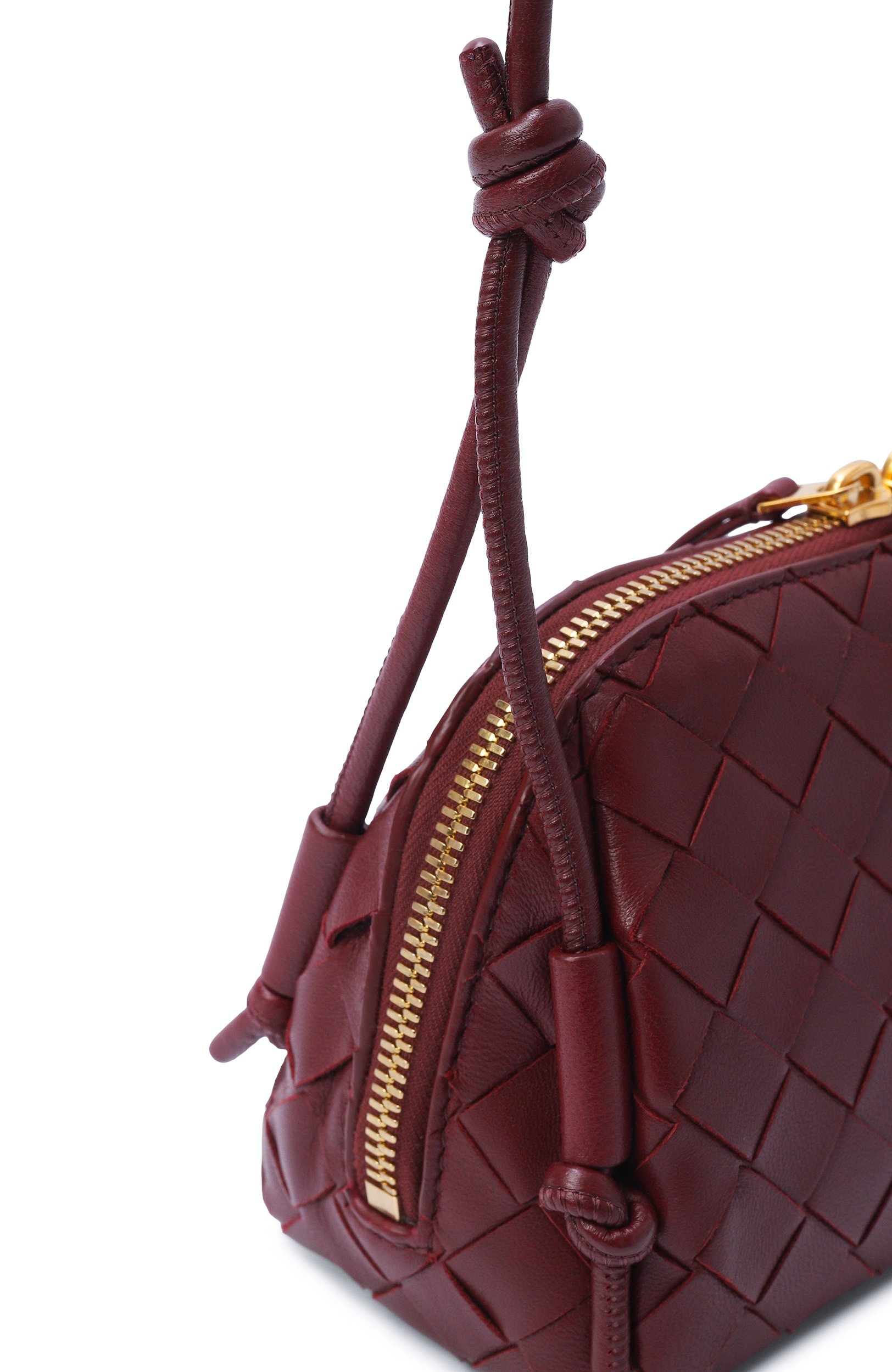 Сумка concert pouch BOTTEGA VENETA бордового цвета по цене 246500 руб., арт. 794258/VCPP1, фото 6 Сумка concert pouch BOTTEGA VENETA, арт. 794258/VCPP1, фото 6