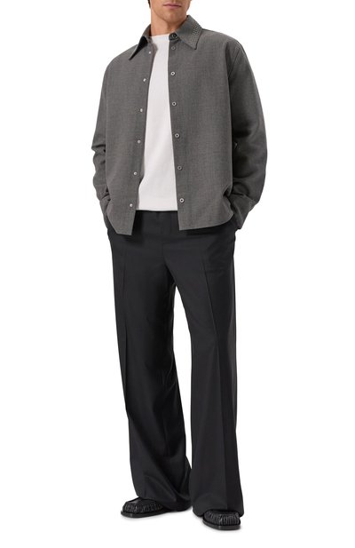 Мужская шерстяная рубашка JIL SANDER, арт. J22DL0318-J41557