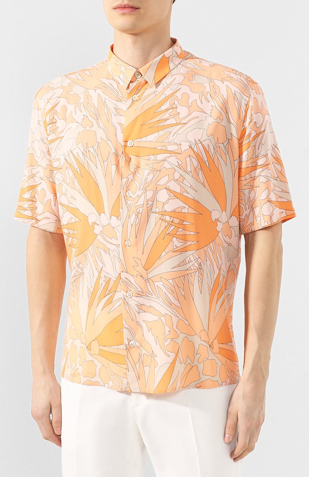 Рубашка из вискозы SAINT LAURENT, арт. 601070/Y2A27, фото 3