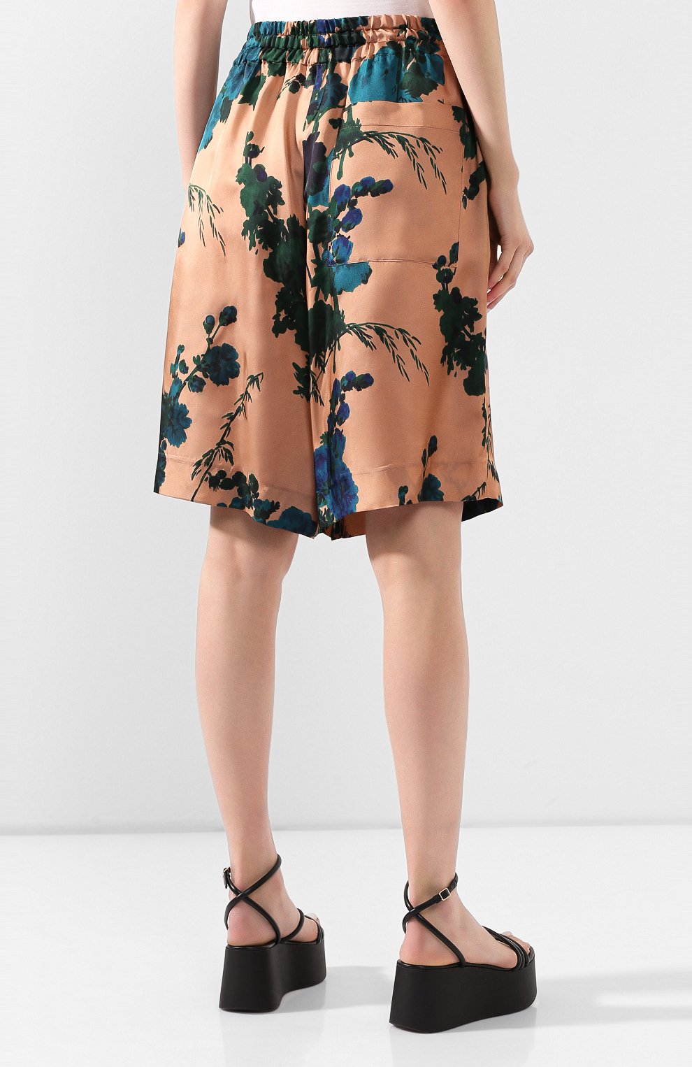 Шорты из вискозы DRIES VAN NOTEN, арт. 201-10961-9404, фото 4