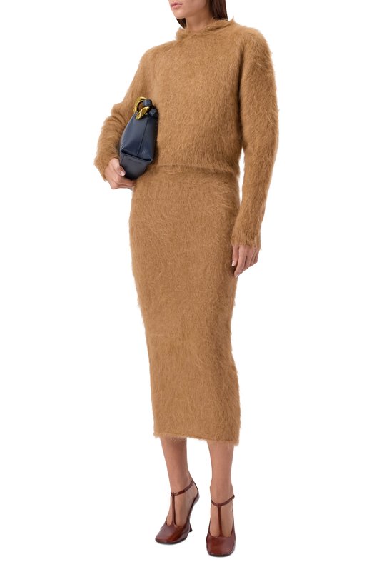 Шерстяное худи Giuseppe di Morabito 05FW2KNT376X 05444 Бежевый  05FW2KNT376X 05444 Фото 2