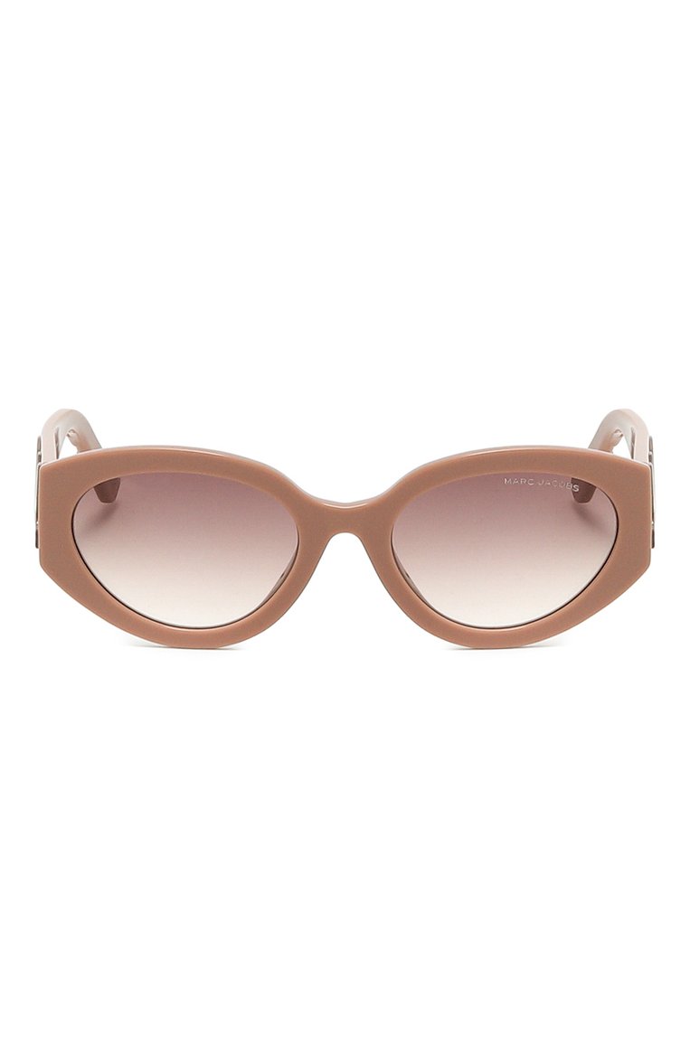 Женские солнцезащитные очки MARC JACOBS (THE) бежевого цвета, арт. MARC 694/G N0Y | Фото 3 (Нос: Не проставлено; Тип очков: С/з; Региональные ограничения белый список (Axapta Mercury): Не проставлено; Материал: Пластик; Оптика Гендер: оптика-женское; Очки форма: Овальные)