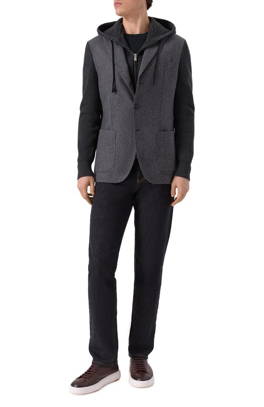 Шерстяной пиджак Gran Sasso 23133/51320 Серый  23133/51320 Фото 2