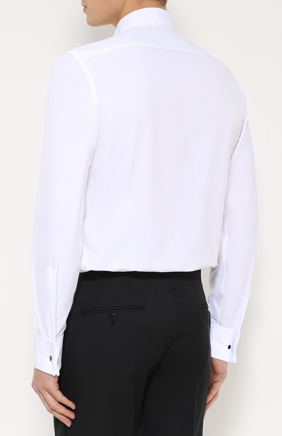 Хлопковая сорочка под смокинг с воротником бабочка ZEGNA, арт. 8019609MENSM, фото 4