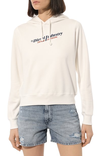 Хлопковое худи DIESEL, арт. A05095/0HERE, фото 3